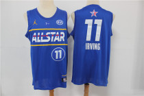 NBA Brooklyn Nets 2021 All-Star #11 Kyrie Irving Blue Eastern Conference Jersey