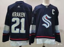 NHL Seattle Kraken #21 Kraken Navy Blue Adidas Jersey
