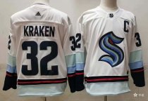 NHL Seattle Kraken #32 Kraken White Stitched Adidas Jersey