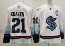 NHL Seattle Kraken #21 Kraken White Adidas Jersey