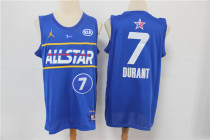 NBA Brooklyn Nets 2021 All-Star #7 Kevin Durant Blue Eastern Conference Stitched NBA Jersey