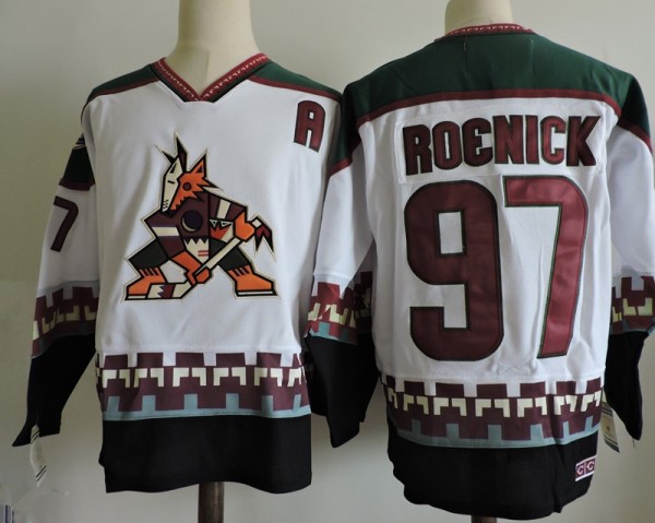 NHL Arizona Coyotes #97 Jeremy Roenick White Jersey