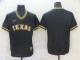 MLB Texas Rangers Black Throwback Mens Blank Jersey