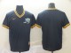 MLB Tampa Bays Rays Navy Blue Throwback Mens Blank Jersey