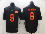 Men's Cincinnati Bengals #9 Joe Burrow 2020 Black Fashion Limited Jersey