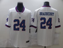 Men's New York Giants #24 Bradberry White Color Rush Limited Jersey