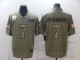 Men's Pittsburgh Steelers #7 Ben Roethlisberger 2019 Olive/Camo Salute To Service Limited Jersey