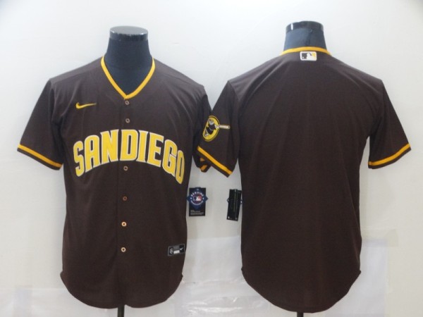 MLB San Diego Padres Blank Coffee Game Nike Jersey