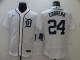 MLB Detroit Tigers #24 Cabrera White Flex Base Elite Jersey