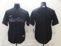 MLB Miami Marlins Blank White Game Nike Jersey