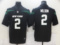 Men's New York Jets #2 Wilson Black Vapor Untouchable Limited Stitched Jersey