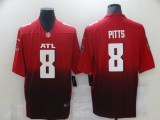 Men's Atlanta Falcons #8 Kyle Pitts 2021 Red Vapor Untouchable Limited Jersey