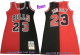 Women NBA Chicago Bulls #23 Jorden Red/Black Split 1997-98 Throwback Dress Jersey