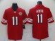 Men's San Francisco 49ers #11 Brandon Aiyuk 2021 75th Anniversary Vapor Limited Jersey