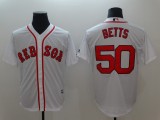 MLB Boston Red Sox #50 Betts White Game Nike Jersey