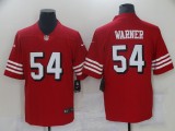 Men's San Francisco 49ers #54 Fred Warner Red Color Rush Limited Jersey