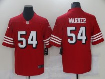 Men's San Francisco 49ers #54 Fred Warner Red Color Rush Limited Jersey