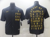 MLB Los Angeles Dodgers Kobe Bryant Black Game Jersey