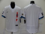 MLB San Diego Padres Blank 2021 White All-Star Flex Base Elite Jersey