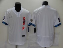 MLB San Diego Padres Blank 2021 White All-Star Flex Base Elite Jersey