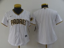Women MLB San Diego Padres Blank White Game Nike Jersey