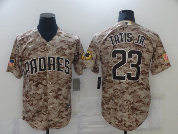 MLB San Diego Padres #23 Fernando Tatis Jr. 2021 Camo Jersey