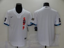 MLB San Diego Padres Blank 2021 White All-Star Jersey