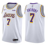 NBA Los Angeles Lakers #7 Carmelo Anthony White Jersey