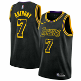 NBA Los Angeles Lakers #7 Carmelo Anthony Black Earned Edition Jersey