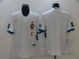MLB Chicago Cubs Blank 2021 White All-Star Jersey