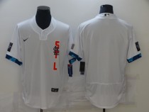 MLB San Francisco Giants Blank 2021 White All-Star Flex Base Elite Jersey