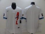 MLB Los Angeles Angels Blank  2021 White All-Star Jersey