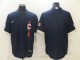 MLB Cleveland Indians Blank 2021 Navy All-Star Flex Base Elite Jersey