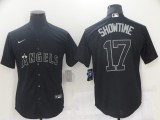 MLB Los Angeles Angels #17 Ohtani Black Game Nike Jersey