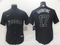 MLB Los Angeles Angels #17 Ohtani Black Game Nike Jersey