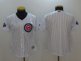 Women Chicago Cubs Blank White Game Nike Jersey