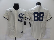 MLB Chicago White Sox #88 Luis Robert 2021 Cream/Navy Field Of Dreams Flex Base Elite Jersey