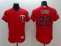 MLB Minnesota Twins #22 Sano Red Flex Base Elite Jersey