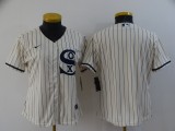 Women MLB Chicago White Sox Blank 2021 Cream/Navy Field Of Dreams Jersey