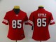 Women San Francisco 49ers #85 George Kittle Red Scarlet  Alternate Vapor Limited Jersey