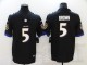 Men's Baltimore Ravens #5 Brown Black Vapor Untouchable Limited Jersey