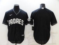 MLB San Diego Padres Blank Black Nike Game Jersey
