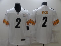 Men's Pittsburgh Steelers #2 Vick White Vapor Untouchable Limited Jersey
