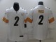 Men's Pittsburgh Steelers #2 Vick White Vapor Untouchable Limited Jersey
