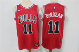 NBA Chicago Bulls #11 DeMar DeRozan 75th Anniversary Diamond Red 2021 Jersey