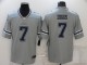 Men's Dallas Cowboys #7 Diggs Gray Inverted Legend Limited Jersey
