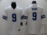 Men's Dallas Cowboys #9 Romo White Vapor Untouchable Limited Jersey