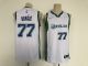 NBA Dallas Mavericks #77 Luka Doncic 75th Anniversary White City Edition Jersey