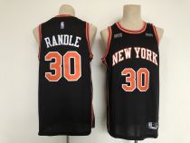 NBA New York Knicks #30 Julius Randle 2021/2022 Black City Edition Jersey