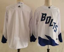 NHL Tampa Bay Lightning Blank White 2022 New Adidas Jersey
